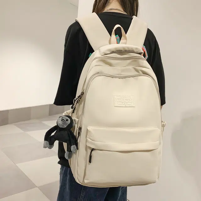尊梵 纯色休闲简约时尚百搭 尼龙 双肩包