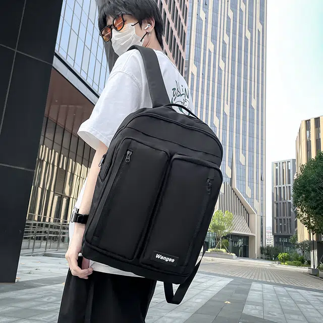 尊梵 小众设计简约百搭轻便 尼龙 双肩包 男女同款情侣款 多色