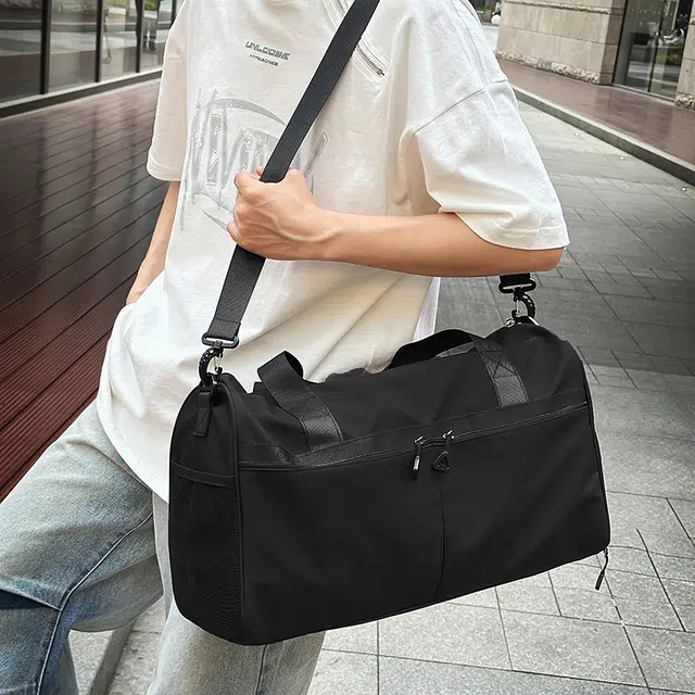 尊梵 瑜伽健身干湿分离短途行李袋出差大容量收纳运动行李包 尼龙 手提旅行包 男女同款情侣款 多色