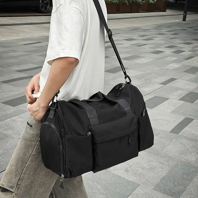 尊梵 干湿分离健身包百搭时尚瑜伽包 尼龙 旅行包 男女同款情侣款 多色