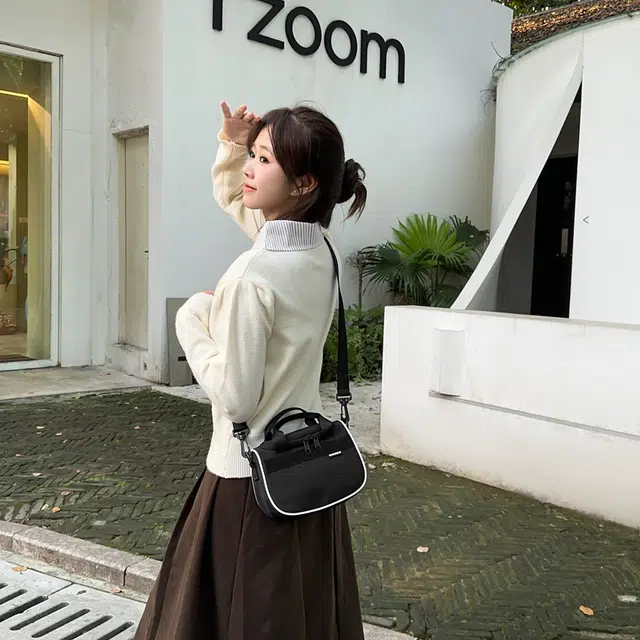 尊梵 百搭撞色个性设计感 尼龙 单肩手提包 男女同款情侣款 多色