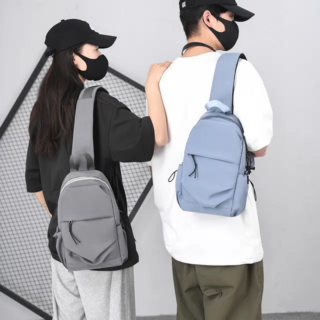 尊梵 时尚简约潮流 尼龙布 胸包 男女同款情侣款 多色