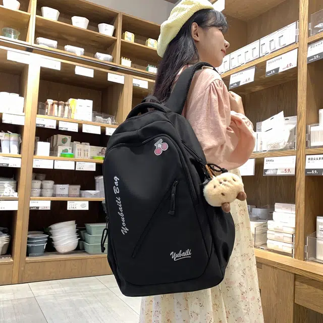 尊梵 多功能电脑大容量学生女大学生电脑多口袋 尼龙 双肩包 女款 多色