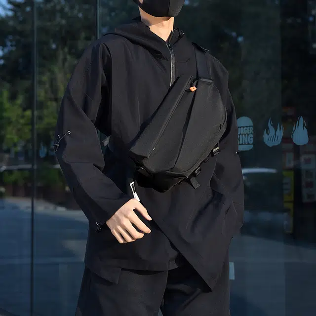 尊梵 潮流通勤运动多功能 尼龙布 胸包 男女同款情侣款 多色