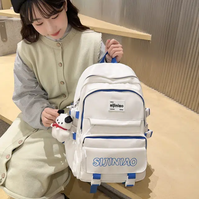 尊梵 功能电脑背包 大容量电脑多口袋 双肩包 尼龙 女款 多色