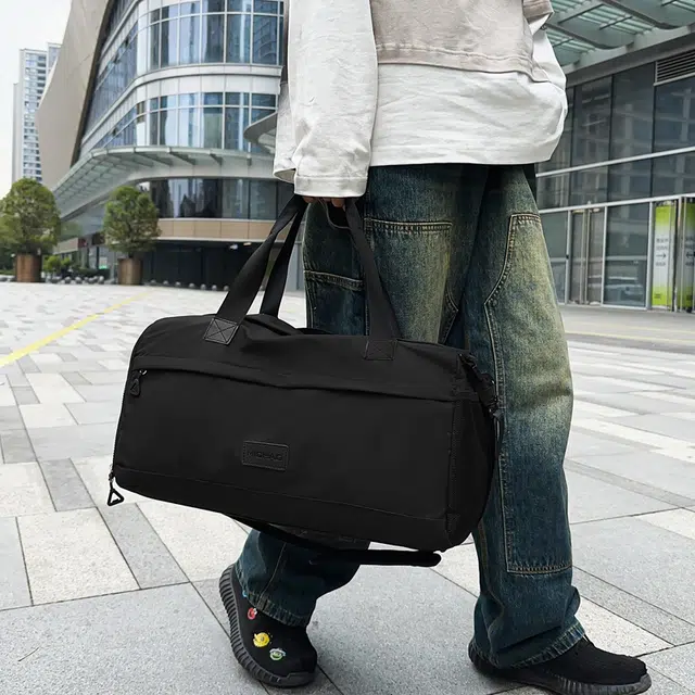 尊梵 简约时尚纯色干湿分离多功能 尼龙 旅行包 男女同款情侣款 多色