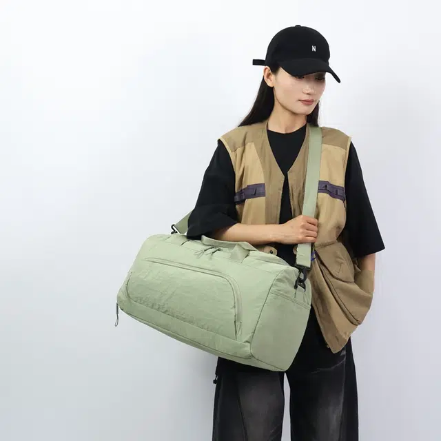 尊梵 瑜伽健身包干湿分离袋大容量收纳手提行李包双肩背包 尼龙 旅行包 男女同款情侣款 多色