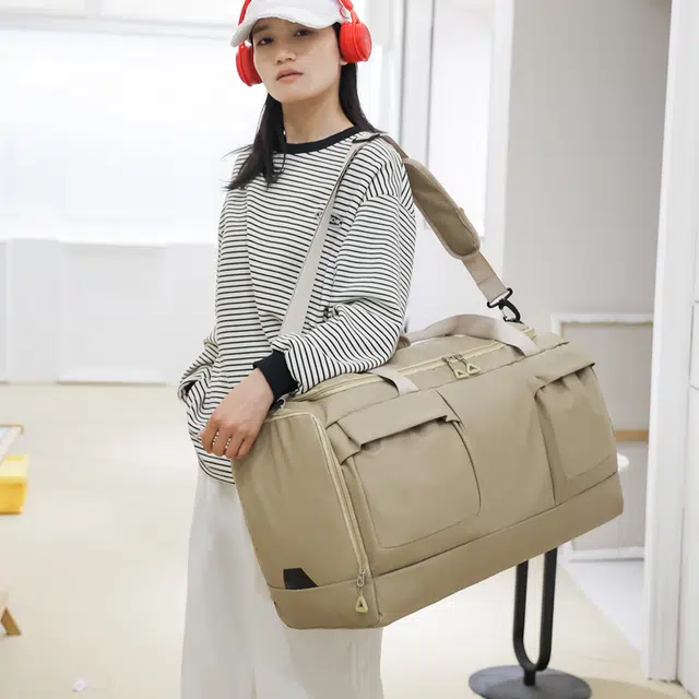 尊梵 大容量手提行李袋运动旅游健身干湿分离短途行李包出差训练 牛津布 旅行包 男女同款情侣款 多色