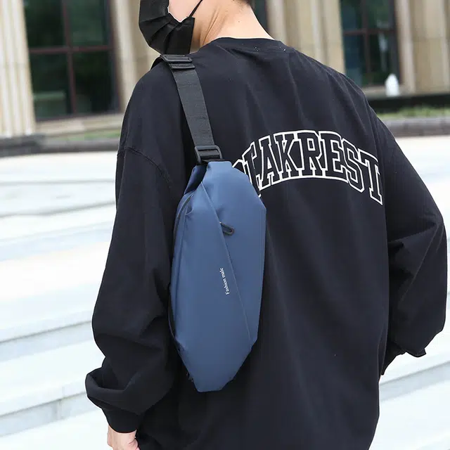 尊梵 跑步多功能休闲 尼龙布 单肩包 男女同款情侣款 多色