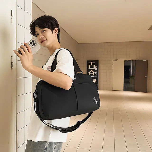 尊梵 大容量短途出差轻便干湿分离 尼龙 旅行包 男女同款情侣款 多色