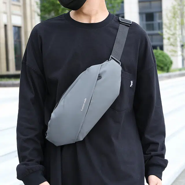 尊梵 跑步多功能休闲 尼龙布 单肩包 男女同款情侣款 多色