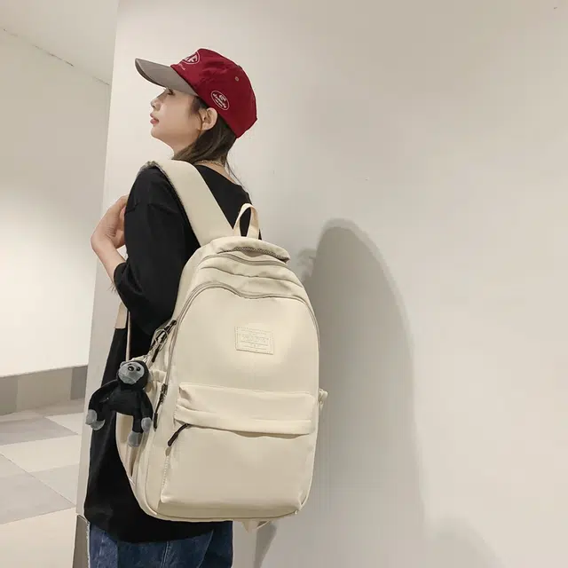 尊梵 纯色休闲简约时尚百搭 尼龙 双肩包
