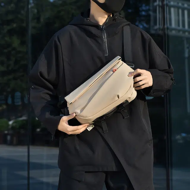 尊梵 潮流通勤运动多功能 尼龙布 胸包 男女同款情侣款 多色
