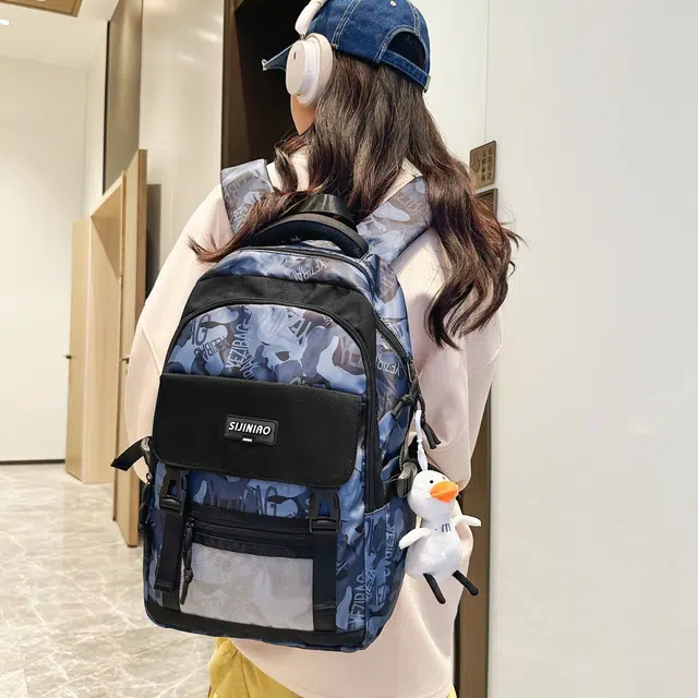 尊梵 功能电脑背包 大容量电脑多口袋双肩包 尼龙 女款 多色