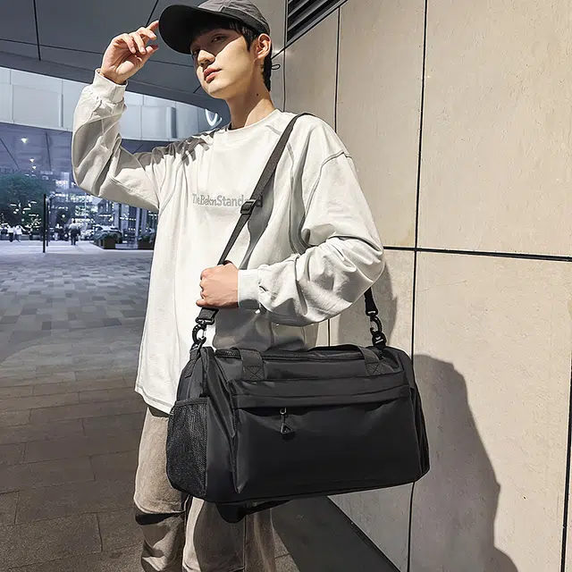 尊梵 运动大容量干湿分离轻便 尼龙 旅行包 男女同款情侣款 多色