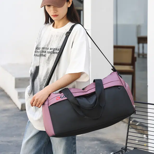 尊梵 干湿分离出差运动斜挎包超大容量 牛津布 手提旅行包 男女同款情侣款 多色