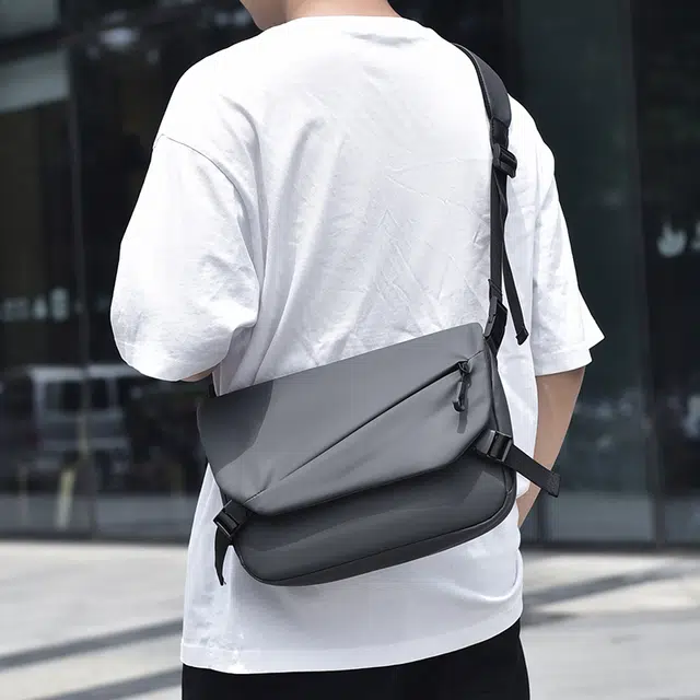 尊梵 多功能休闲 耐磨材质 单肩包 常规 男款 黑色/灰色/蓝色