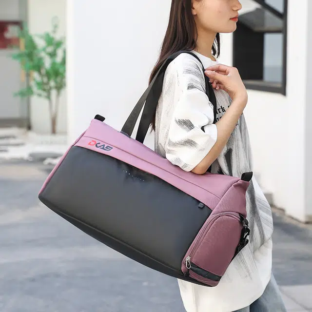 尊梵 干湿分离出差运动斜挎包超大容量 牛津布 手提旅行包 男女同款情侣款 多色