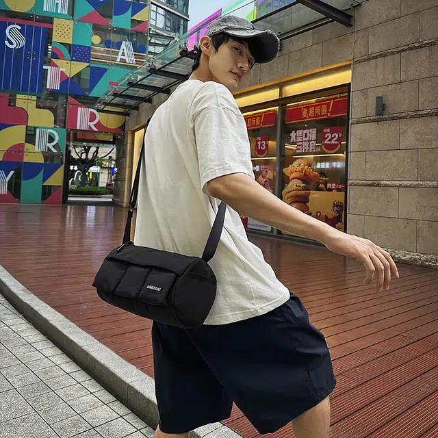 尊梵 大容量旅行包百搭出门旅游背包 尼龙 单肩包 常规 男女同款情侣款 多色