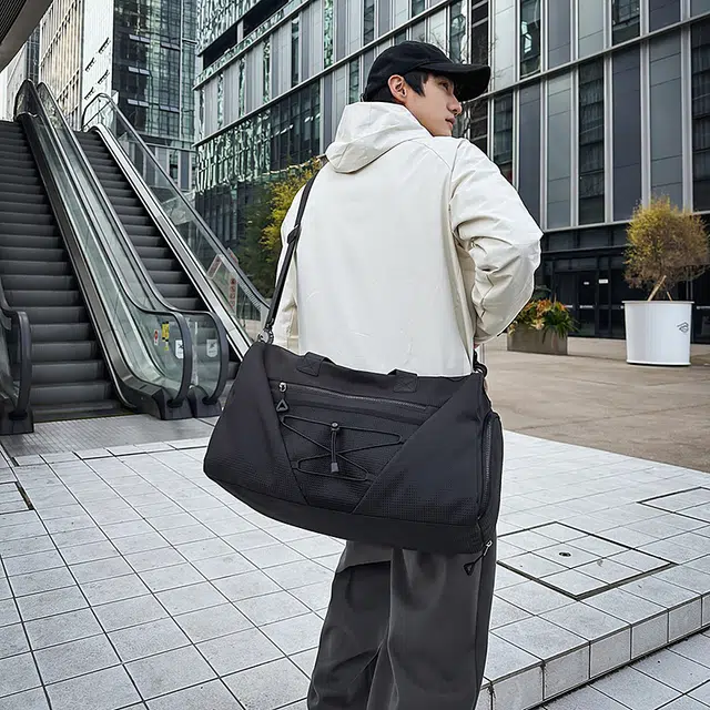 尊梵 短途出差时尚防水简约纯色 尼龙 旅行包 男女同款情侣款 多色