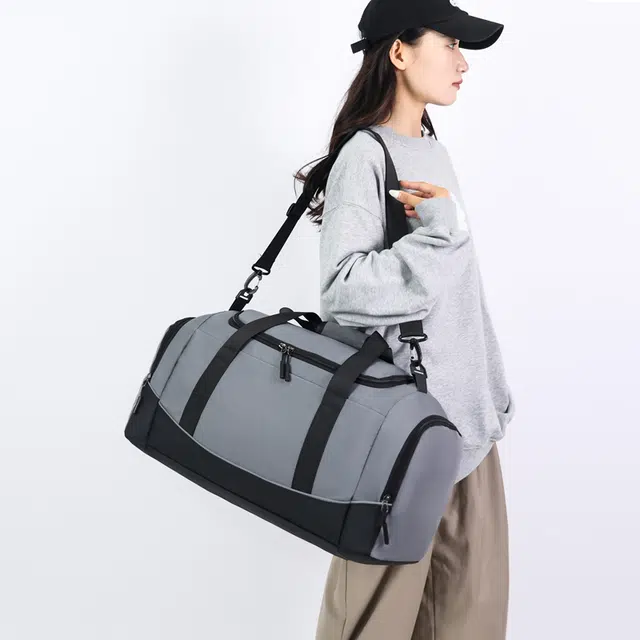 尊梵 游泳健身瑜伽干湿分离防水运动手提收纳大容量出差行李包 尼龙 旅行包 男女同款情侣款 多色