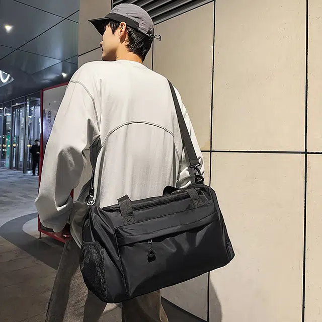 尊梵 运动大容量干湿分离轻便 尼龙 旅行包 男女同款情侣款 多色