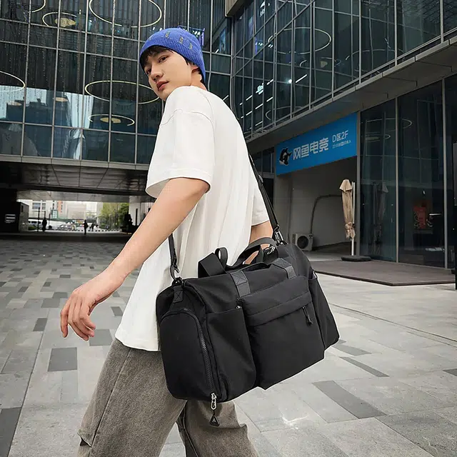 尊梵 干湿分离健身包百搭时尚瑜伽包 尼龙 旅行包 男女同款情侣款 多色