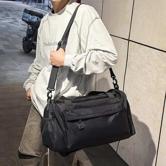 尊梵 运动大容量干湿分离轻便 尼龙 旅行包 男女同款情侣款 多色