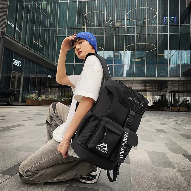 尊梵 时尚潮流高颜值百搭出游轻便 尼龙 双肩包 男女同款情侣款 多色