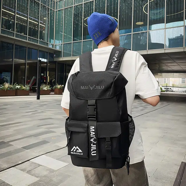 尊梵 时尚潮流高颜值百搭出游轻便 尼龙 双肩包 男女同款情侣款 多色