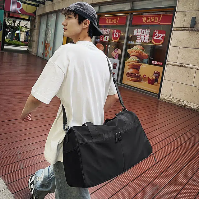 尊梵 瑜伽健身干湿分离短途行李袋出差大容量收纳运动行李包 尼龙 手提旅行包 男女同款情侣款 多色