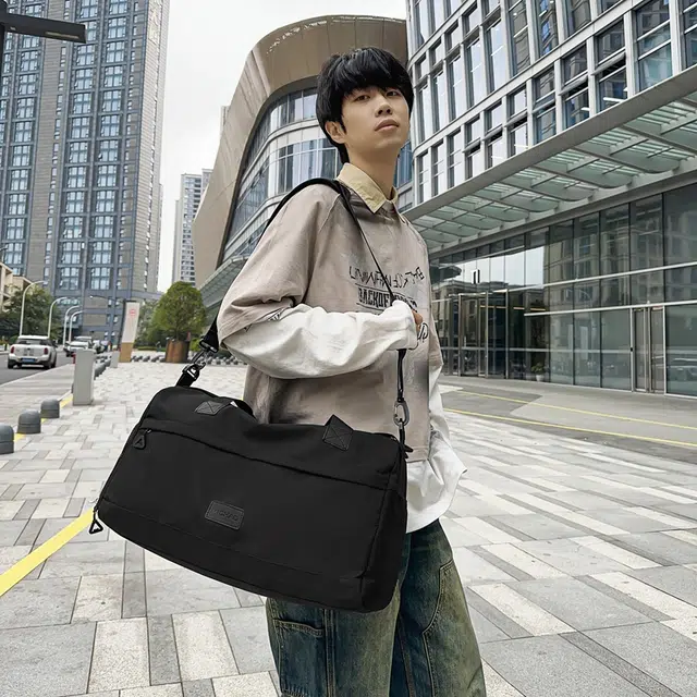 尊梵 简约时尚纯色干湿分离多功能 尼龙 旅行包 男女同款情侣款 多色