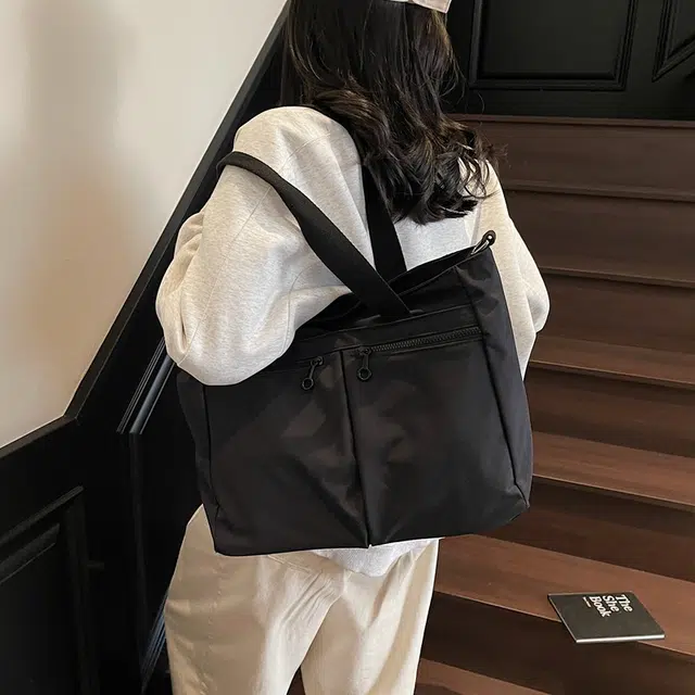 尊梵 时尚百搭大容量通勤 尼龙 托特包单肩包 男女同款情侣款 多色
