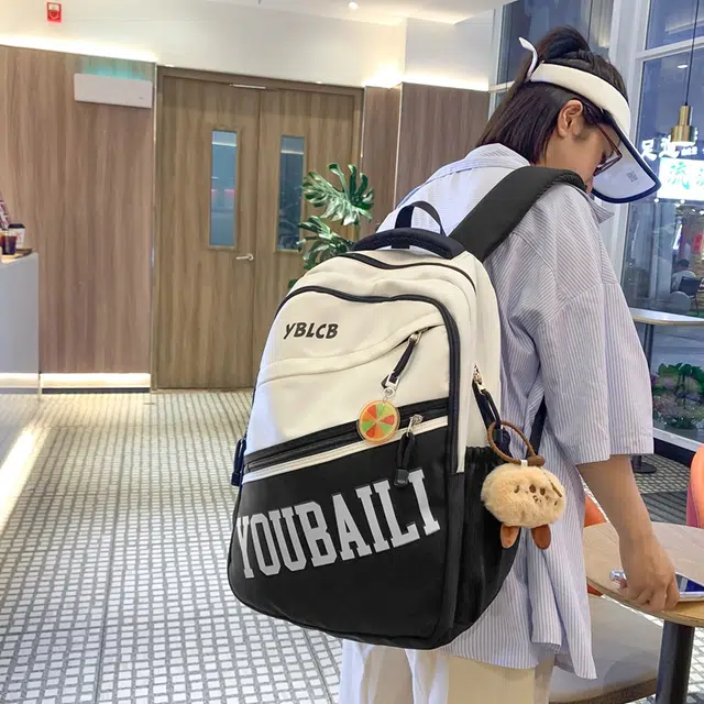 尊梵 简约大容量 尼龙 双肩包