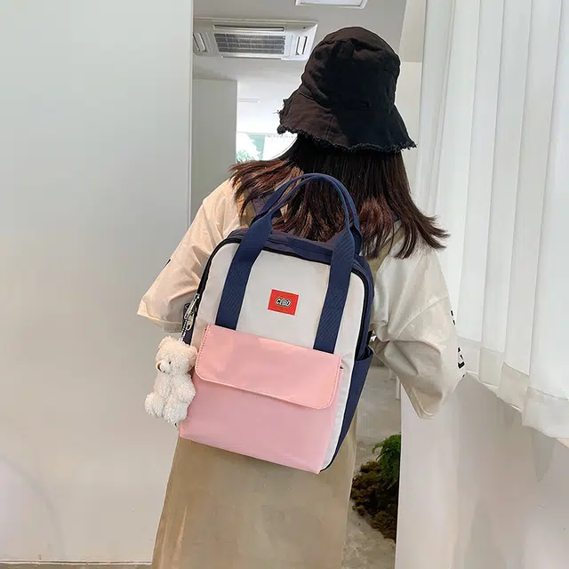 尊梵 小清新时尚校园大学生 双肩包 尼龙 女款 多色