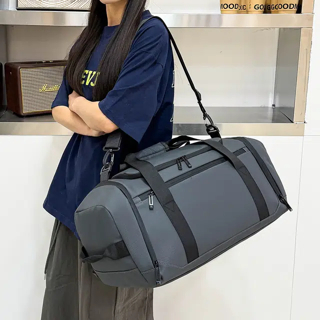 尊梵 防泼水简约健身出差 尼龙 单肩斜挎手提旅行包 男女同款情侣款 多色