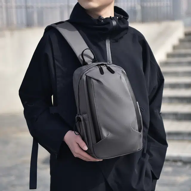 尊梵时尚多功能胸包背包旅行休闲单肩背包健身斜挎包潮流包包