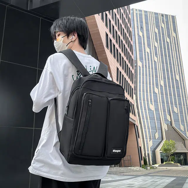 尊梵 小众设计简约百搭轻便 尼龙 双肩包 男女同款情侣款 多色