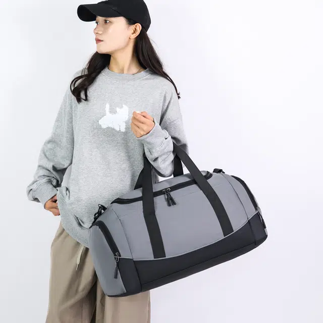 尊梵 游泳健身瑜伽干湿分离防水运动手提收纳大容量出差行李包 尼龙 旅行包 男女同款情侣款 多色