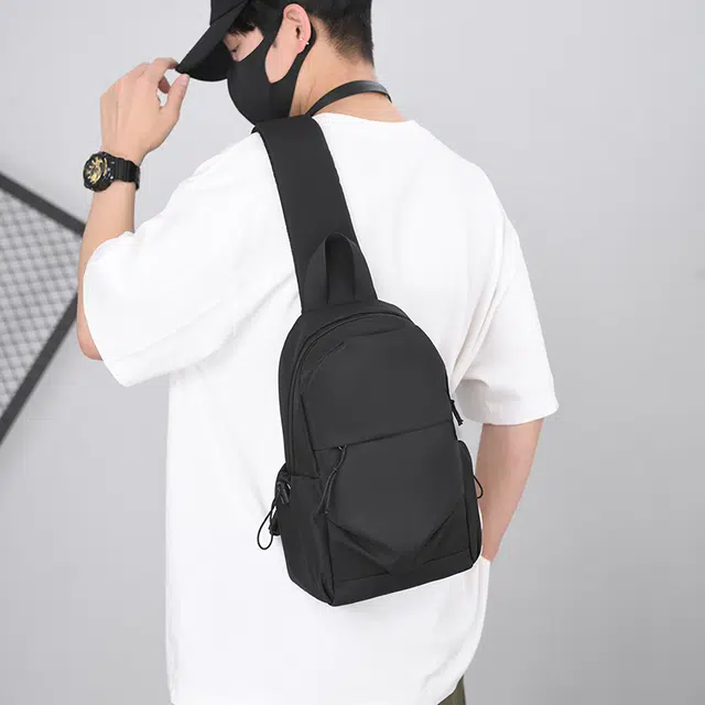 尊梵 时尚简约潮流 尼龙布 胸包 男女同款情侣款 多色