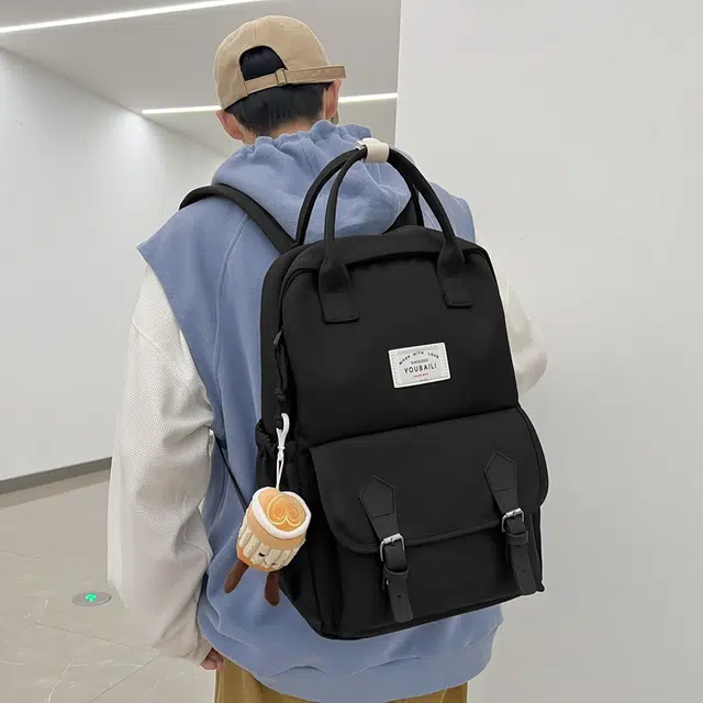 尊梵 双肩包 多功能电脑背包大容量学生书包大学生电脑多口袋双肩包 尼龙 男女通用 多色