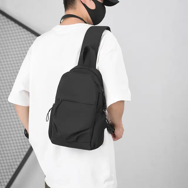 尊梵 时尚简约潮流 尼龙布 胸包 男女同款情侣款 多色
