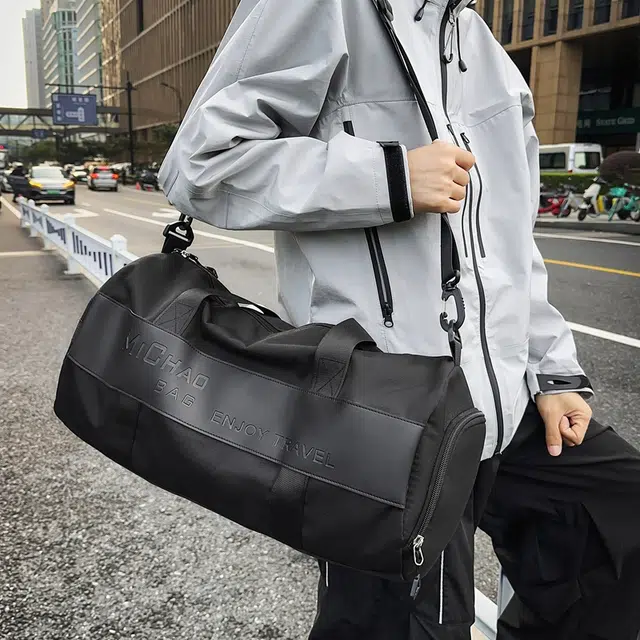 尊梵 行李训练包轻便游泳包干湿分离运动健身包 尼龙 手提斜挎旅行包 男女同款情侣款 多色