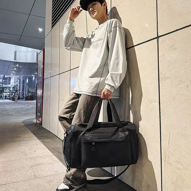 尊梵 运动大容量干湿分离轻便 尼龙 旅行包 男女同款情侣款 多色