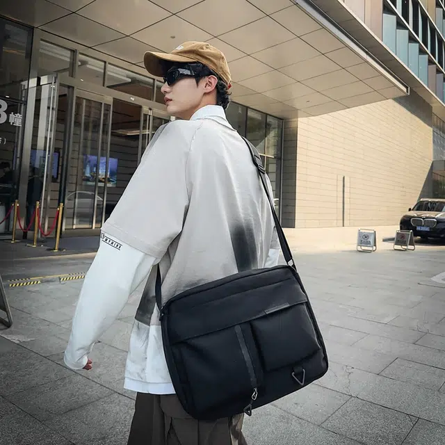 尊梵 简约时尚商务通勤日常百搭 尼龙 单肩包 男女同款情侣款 多色