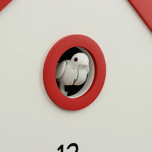 凯琴 布谷鸟报时挂钟客厅钟表挂墙创意小鸟咕咕钟儿童房间钟静音时钟 石英机芯 挂钟 男女同款