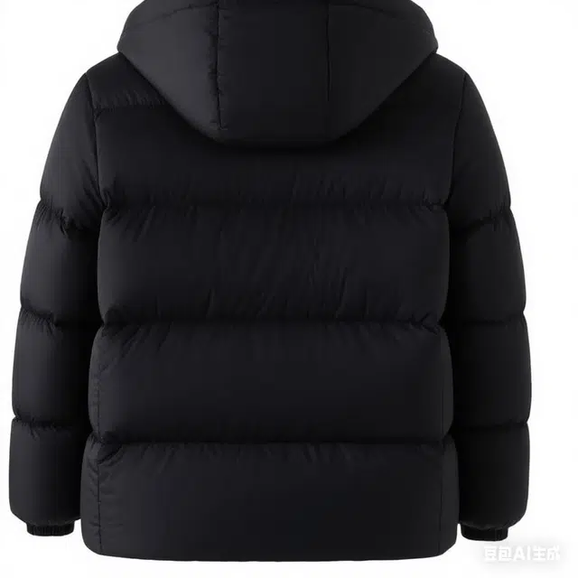 雅鹿 极地锁温系列 连帽面包服短款加厚羽绒服 男女同款