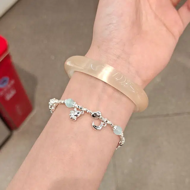 梨云暮雪 精选优品 流光金月 国潮国风 琉璃 手镯 女款