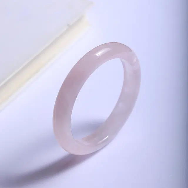 梨云暮雪 玫瑰粉浪漫 桃花酿  藕粉  潮流款 国风旗袍 白月光 气质百搭天然 粉水晶 手镯 女款