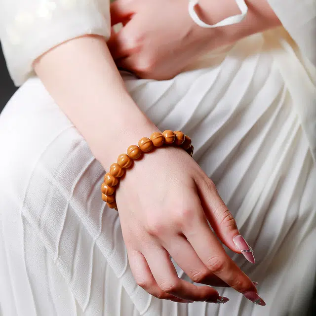 梨云暮雪 复古民族 招财纳福平安喜乐 猴头核桃 手串 男女同款情侣款